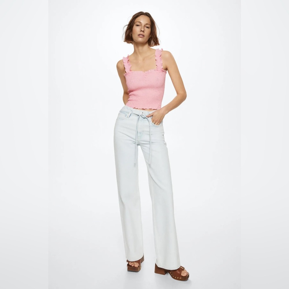 Pink Ruffle Top - Picture 2 of 8